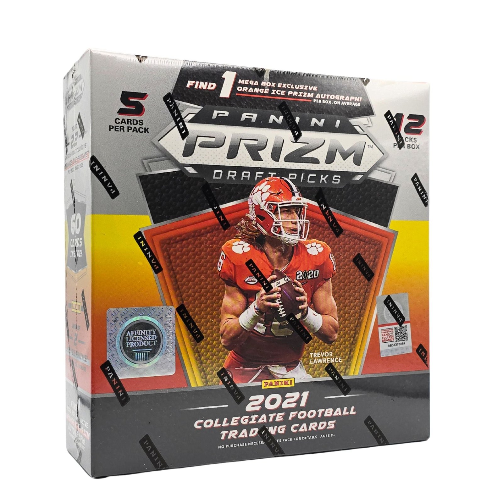 2021PaniniPrizmDraftPicksFootballMegaBox 2021 Panini Prizm Draft Picks Football Mega Box - Image 1