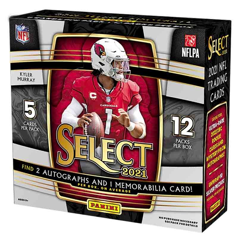 2021PaniniSelectFootballHobbyBoxCover_c23a00d8-51e8-4d90-b551-1197c0ca6867 2021 Panini Select Football Hobby 12 Box Case - Image 1