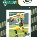 Green Bay Packers 2021 Donruss Factory Sealed Team Set with Aaron Rodgers, Brett Favre and 3 Rookies Plus