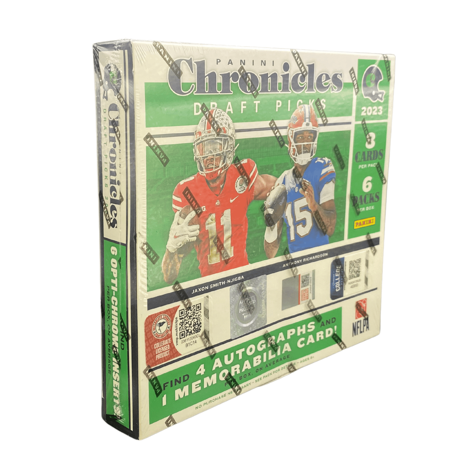 2023PaniniChroniclesDraftPicksFootballHobbyBox 2023 Panini Chronicles Draft Picks Football Hobby Box - Image 1