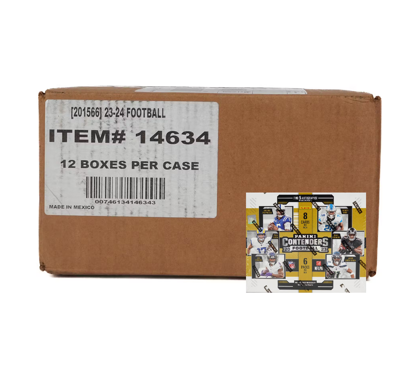2023PaniniContendersFootballHobby12-BoxCase2 2023 Panini Contenders Football Hobby 12-Box Case - Image 1