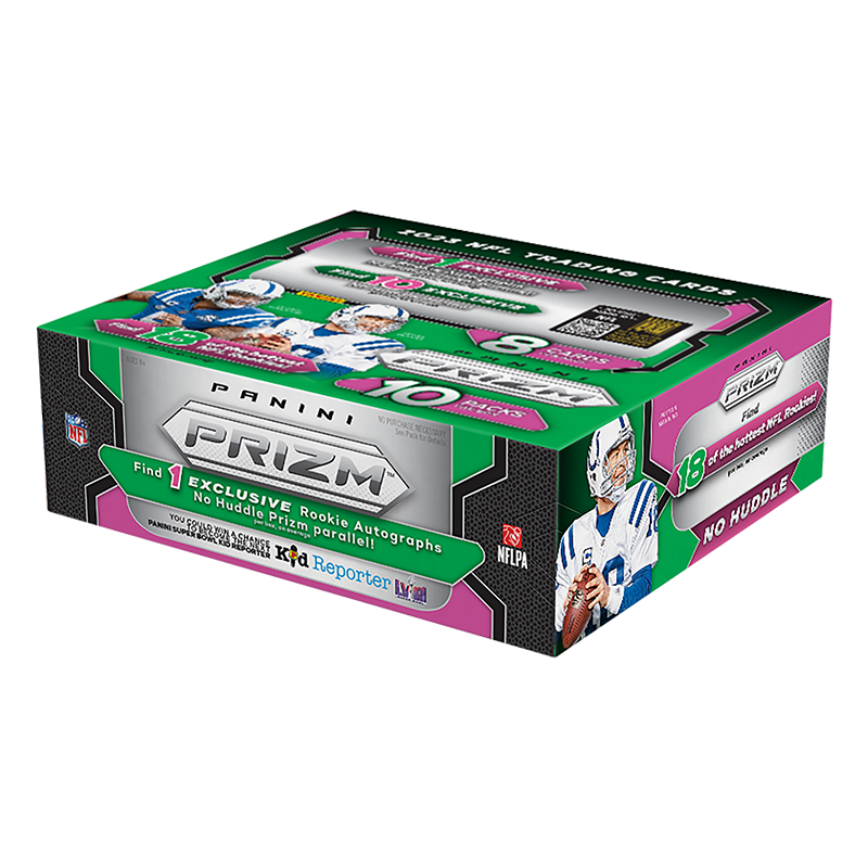 2023PaniniPrizmFootballNoHuddle_c39c19ce-9458-46b2-9928-ce68c19c6e3a 2023 Panini Prizm Football No Huddle 20 Box Case - Image 1