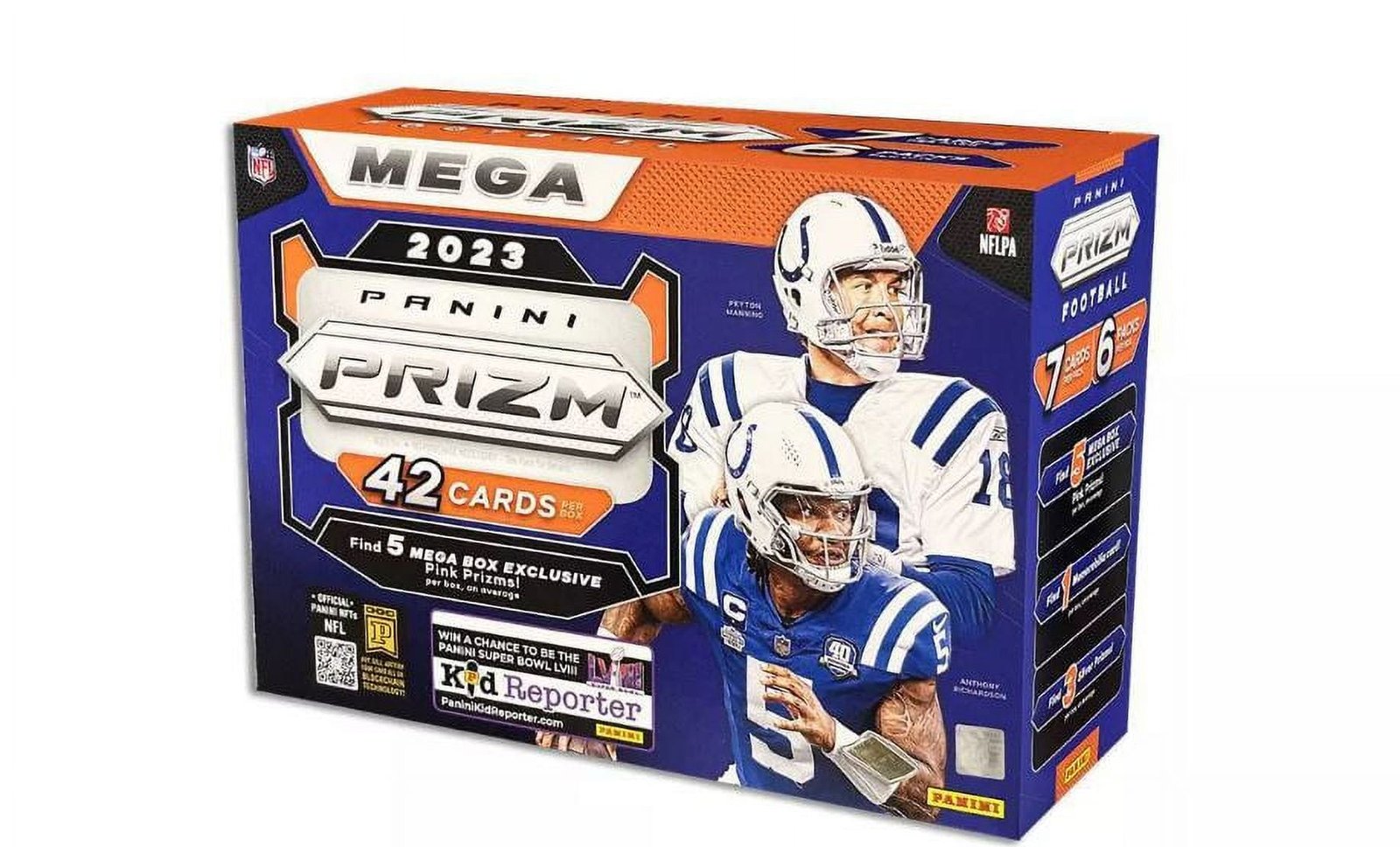 2023PrizmFootballMegaBox 2023 Panini Prizm Football Mega Box (Pink Prizms) - Image 1