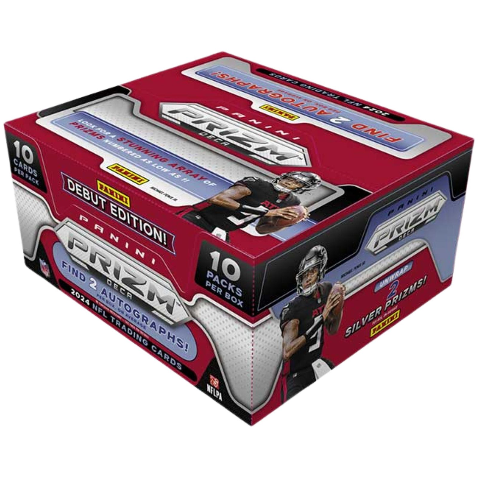 2024PaniniPrizmDecaFootballHobbyBox 2024 Panini Prizm Deca Football Hobby Box - Image 1