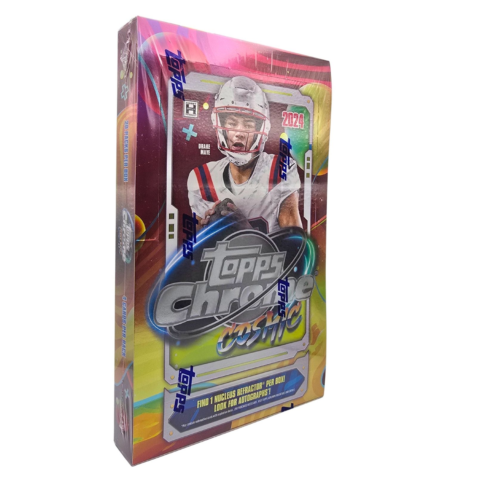 2024ToppsCosmicChromeFootballHobbyBox_0a19e25c-3650-43ba-ab20-3e9ae7c13463 2024 Topps Chrome Cosmic Football Hobby Box - Image 1