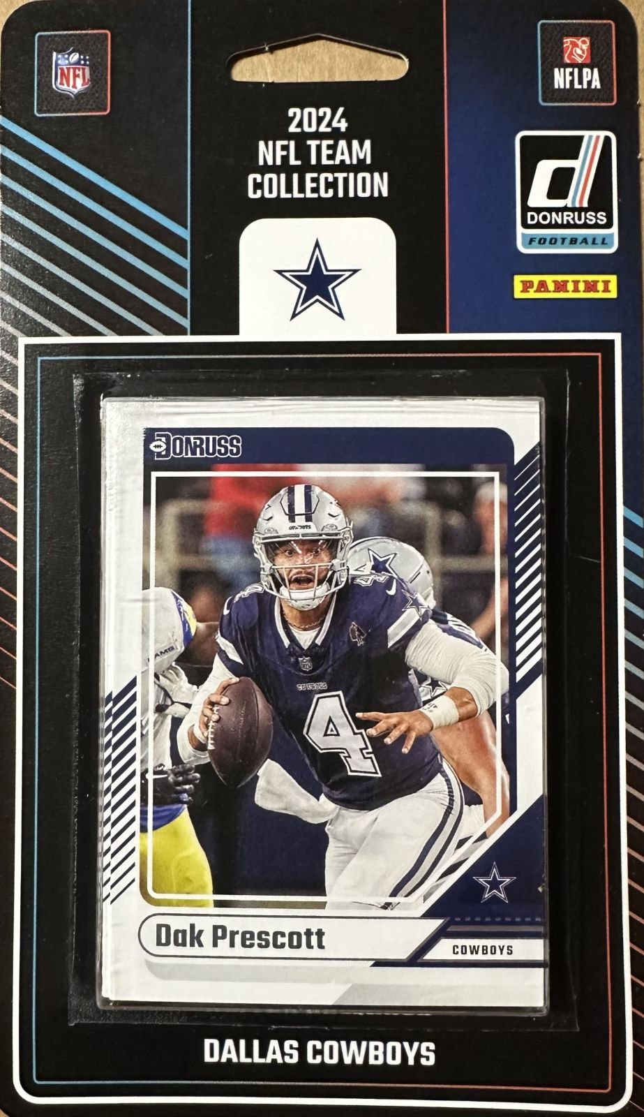 2024_884f98e6-961c-4c69-bb5b-f61005c2937e Dallas Cowboys 2024 Donruss Factory Sealed Team Set Featuring Dak Prescott and Micah Parsons with Ryan Flournoy and Tyler Guyton Rated Rookie Cards Plus - Image 1