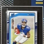 New York Giants 2024 Donruss Factory Sealed Team Set Featuring Eli Manning and Rated Rookie Cards of Malik Nabers, Theo Johnson and Tyrone Tracy Plus