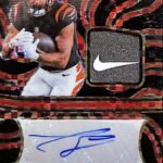 Chase Brown 2024 Panini Select Nike Swoosh Patch Auto Black #1/1