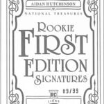 Aidan Hutchinson 2022 Panini National Treasures Rookie First Signatures Patch Auto Booklet #89/99