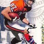 Ed McCaffrey 1997 Skybox Autographics Century #75/100 Autograph