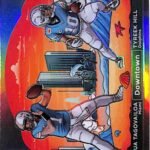 Tua Tagovailoa + Tyreek Hill 2024 Donruss Optic Dual Downtown