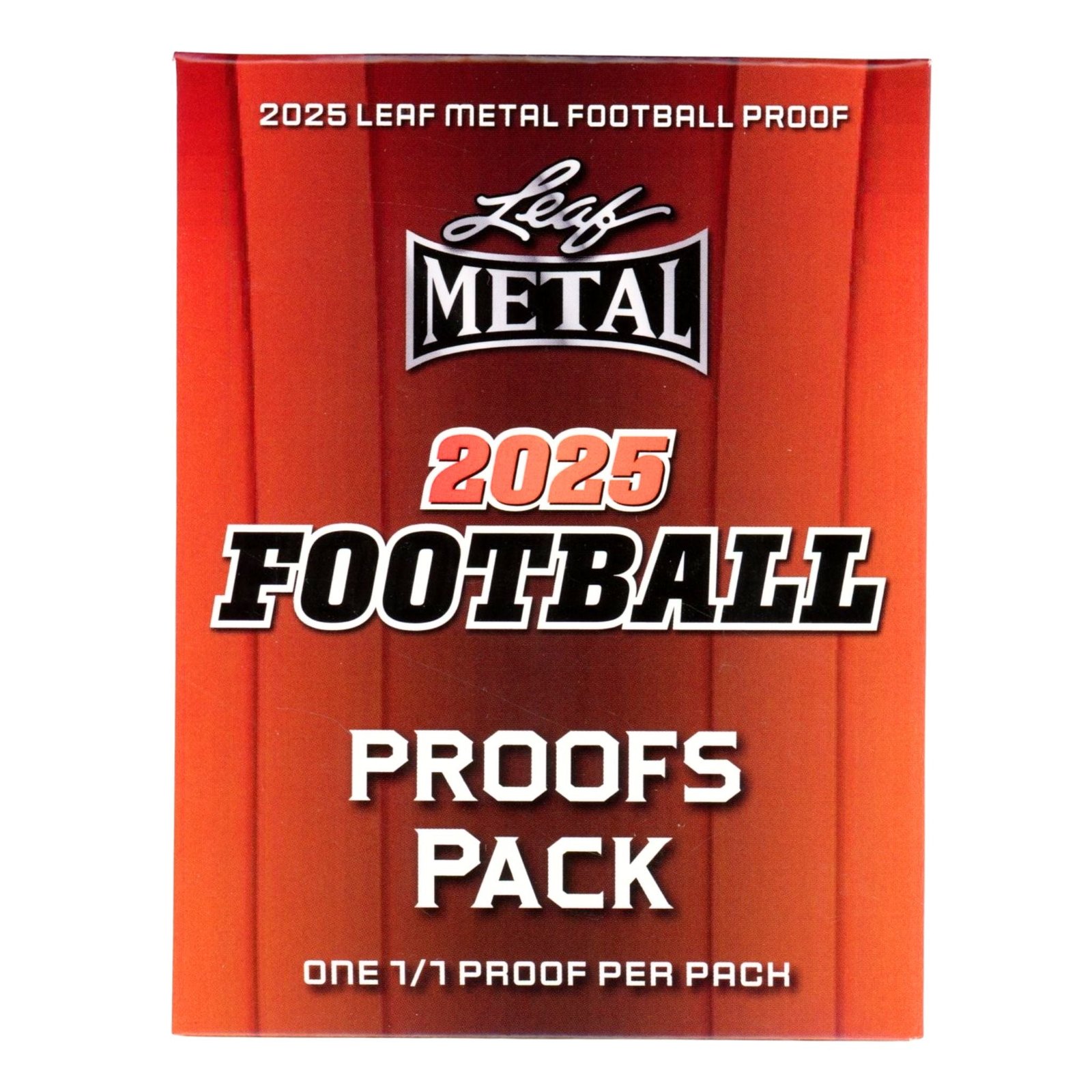 2025LeafMetalFootball11ProofPack 2025 Leaf Metal Football 1/1 Proof Pack - Image 1