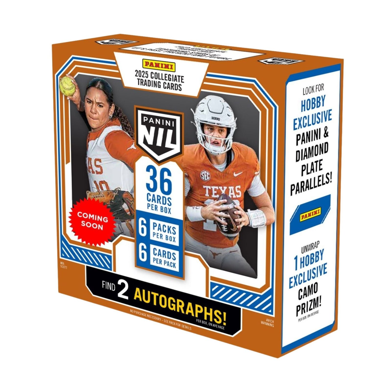 2025PaniniNILUniversityofTexasHobbyBox 2025 Panini NIL University of Texas Hobby Box - Image 1