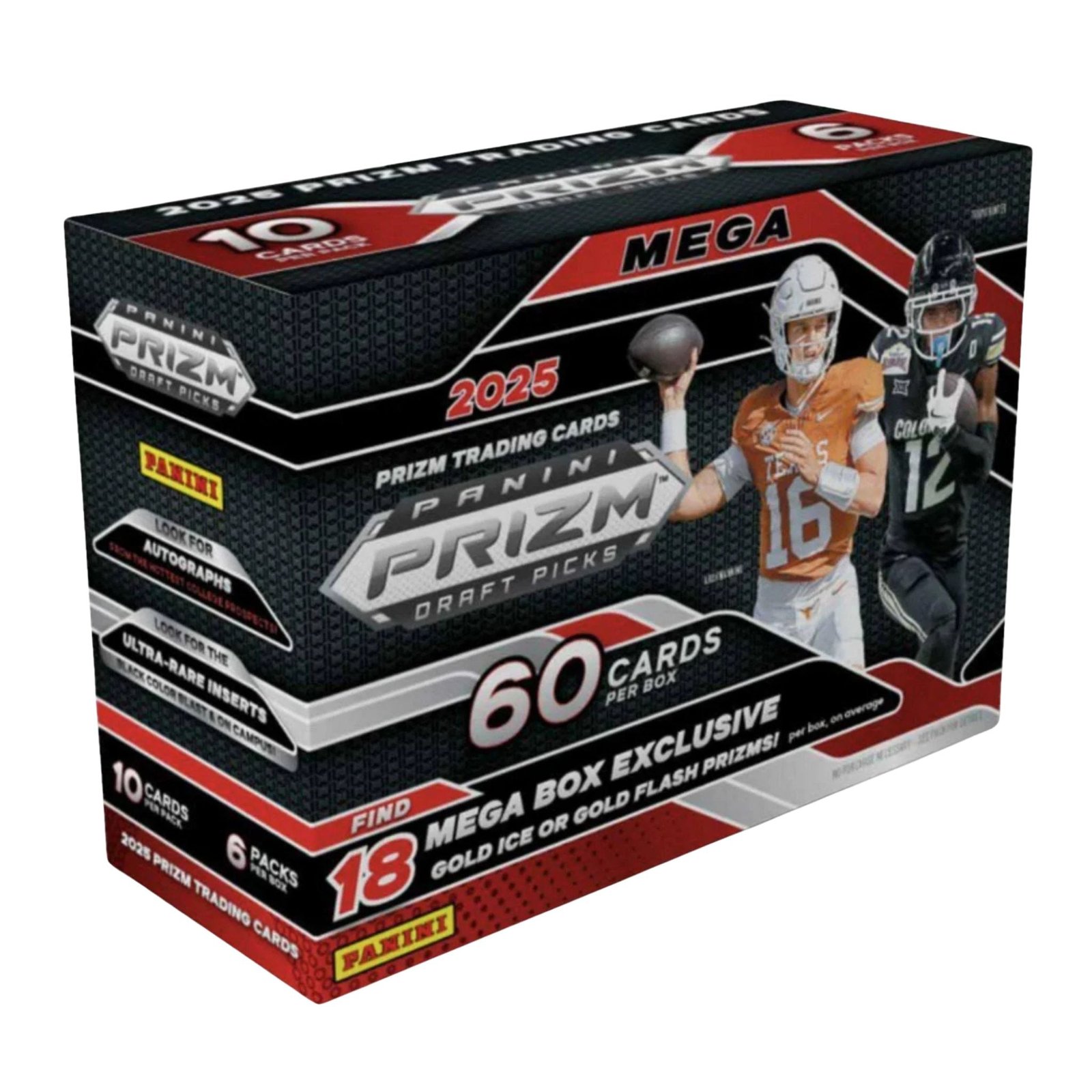 2025PaniniPrizmDraftPicksFootballMegaBox 2025 Panini Prizm Draft Picks Football Mega Box - Image 1