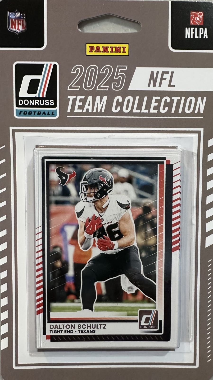 2025_4c688040-4856-4ee1-a001-ddce82c7aee1 Houston Texans 2025 Donruss Factory Sealed Team Set Featuring CJ Stroud, Will Anderson and Warren Moon with 4 Rated Rookie Cards - Image 1