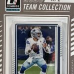 Dallas Cowboys 2025 Donruss Factory Sealed Team Set Featuring Dak Prescott and Emmitt Smith with Jaydon Blue and Tyler Booker Rated Rookie Cards Plus