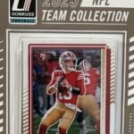 San Francisco 49ers 2025 Donruss Factory Sealed 14 Card Team Set Featuring Brock Purdy, Christian McCaffrey and George Kittle with 4 Rated Rookie Cards Plus