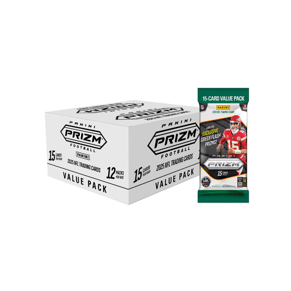 2025_Prizm_FootballFBB 2025 Panini Prizm NFL Football 12pk Fat Pack Box - Image 1