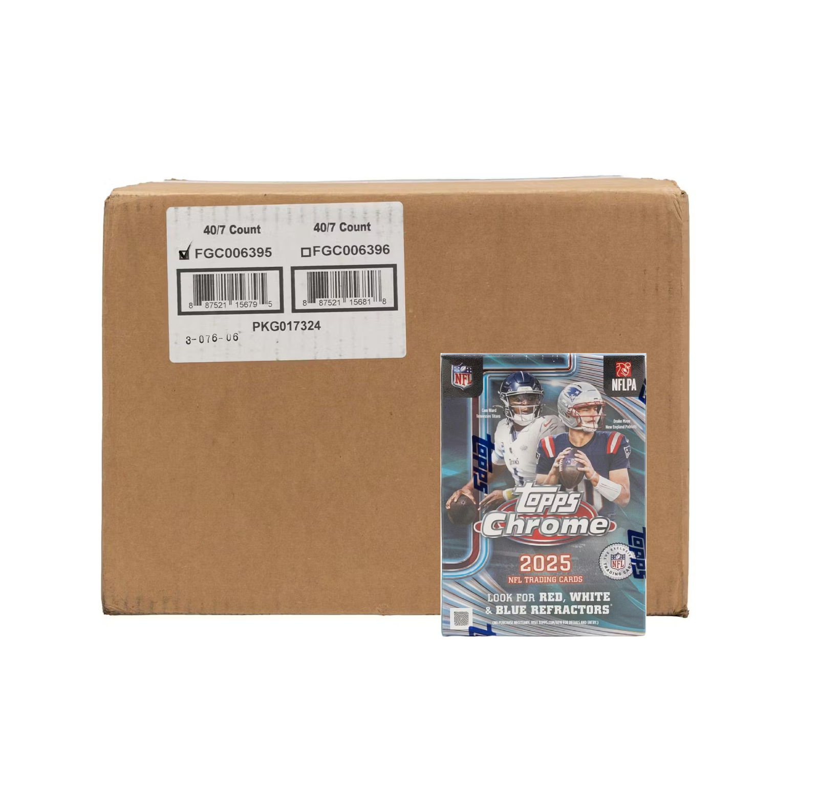 2025_Topps_Chrome_Football_Blaster_40-Box_Case2 2025 Topps Chrome Football Blaster 40-Box Case - Image 1