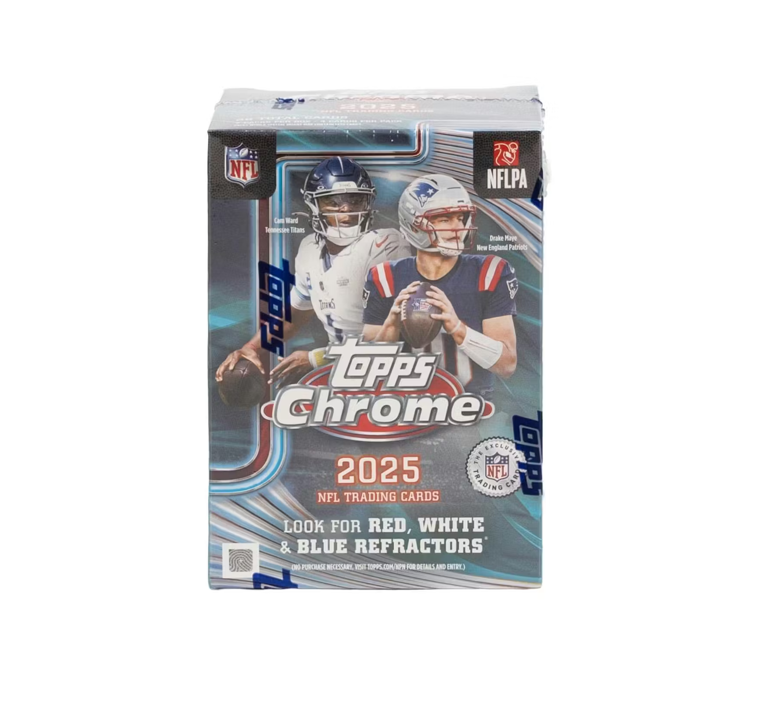 2025_Topps_Chrome_Football_Blaster_Box 2025 Topps Chrome Football Blaster Box - Image 1