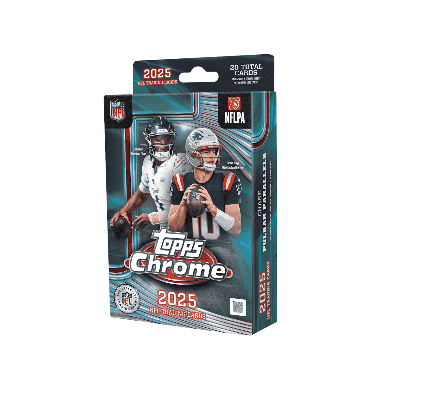 2025_Topps_Chrome_Football_Hanger_Box1 2025 Topps Chrome Football Hanger Box - Image 1