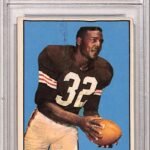 Jim Brown 1961 Topps #71 PSA 3 Very Good