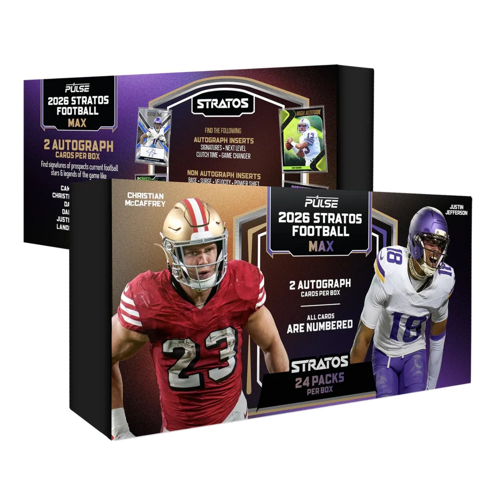 2026PulseStratosFootballHobbyMaxEditionBox 2026 Pulse Stratos Football Hobby Max Edition Box (Presell) - Image 1