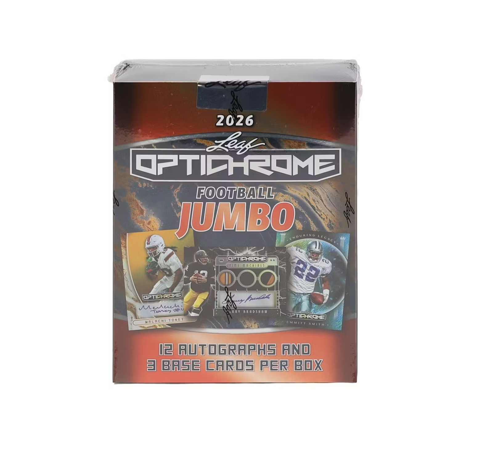 2026_Leaf_Optichrome_Football_Jumbo_Box 2026 Leaf Optichrome Football Hobby Jumbo Box - Image 1