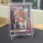 JEREMIAH SMITH 2025 Prizm Draft Picks PURPLE CRACKED ICE /199 Rated Prospect SP