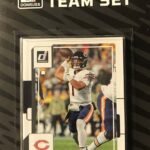 Chicago Bears 2022 Donruss Factory Sealed Team Set Featuring Walter Payton plus Rated Rookie Cards of Velus Jones Jr, Kyler Gordon and Jaquan Brisker
