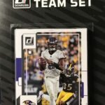Baltimore Ravens 2022 Donruss Factory Sealed Team Set Featuring Lamar Jackson with a Rated Rookie Card of Kyle Hamilton plus 4 others