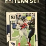 Tennessee Titans 2022 Donruss Factory Sealed Team Set with Rated Rookie Cards of Malik Willis, Treylon Burks plus 2 Other Rookies