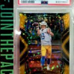 JUSTIN HERBERT 2020 SELECT GOLD PRIZM CLUB LEVEL #/10 ROOKIE RC SSP PSA 10 POP1 GEM MINT CHARGERS