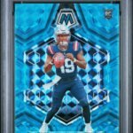 Joe Milton Iii 2024 Panini Mosaic #397 Blue Fluorescent PSA 9 #/15