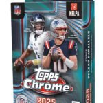 2025 Topps Chrome Football Hanger 64 Box Case