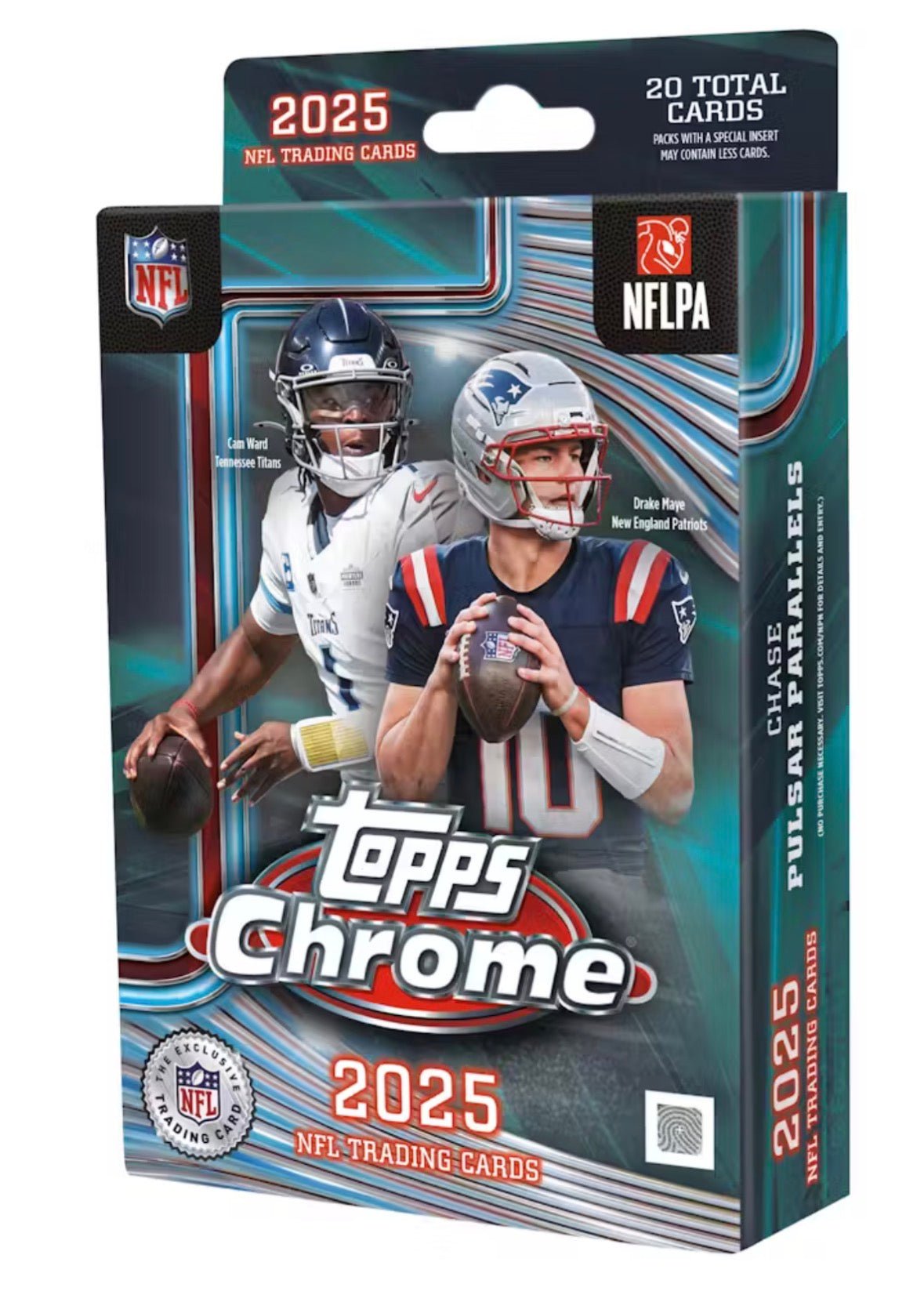 2AB17CEA-CEE4-4AB3-903F-AFA5F6EABD1B 2025 Topps Chrome Football Hanger 64 Box Case - Image 1