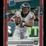 Jalen Hurts Rookie 2020 #164 Donruss Optic Red #/99