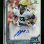 JJ McCarthy 2021-22 Bowman University Bowman Chrome Prospects Auto #BCPA-JM