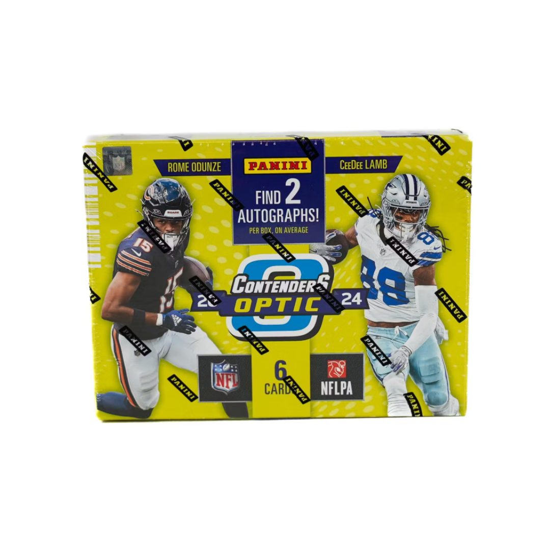 3_73a15958-9d79-4f83-b95b-331fa94adefd 2024 Panini Contenders Optic Football Hobby Box - Image 1