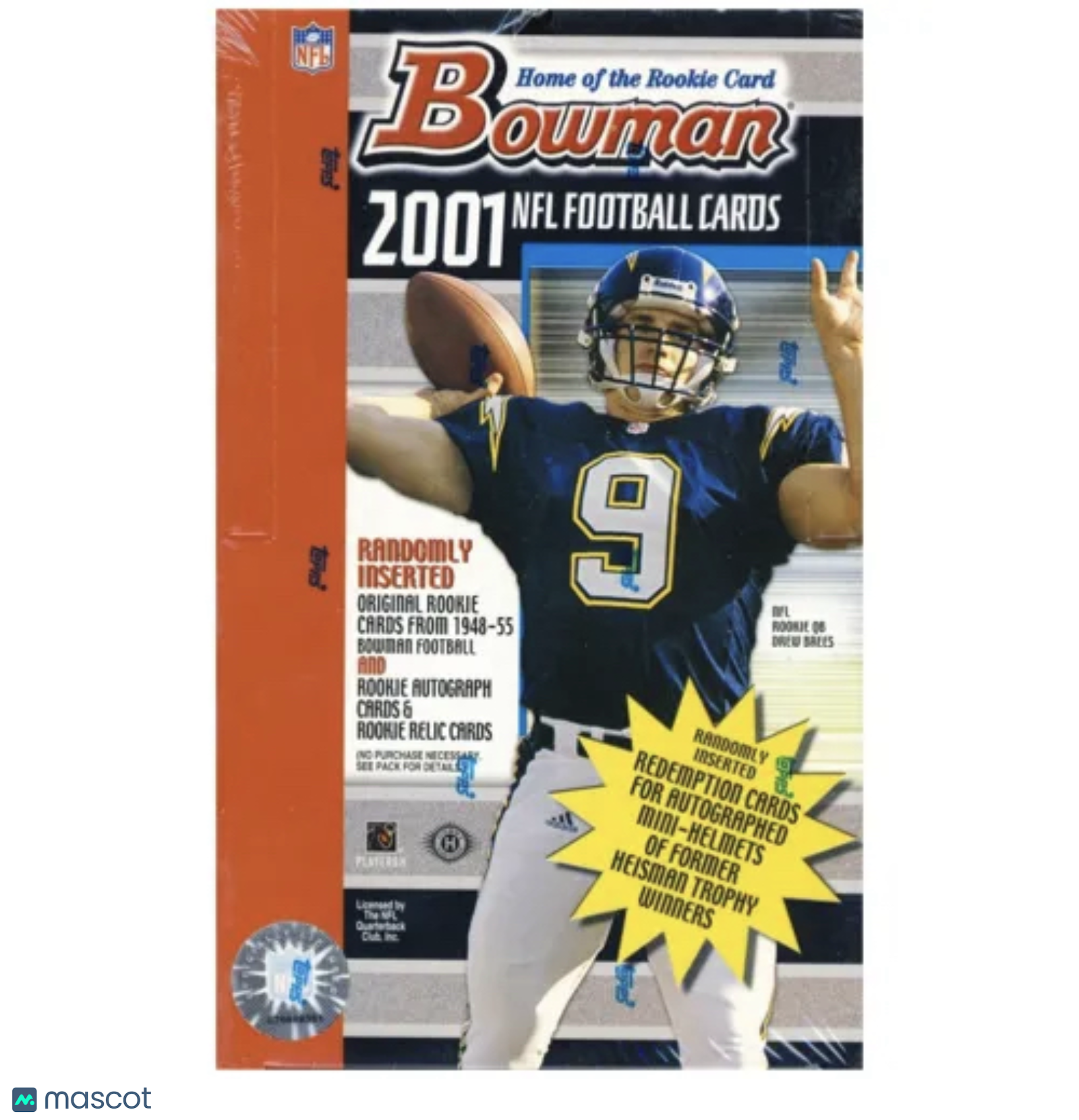 3ddc9a39-9bd9-4841-9c58-f5107e141080-watermark-raw-V2 2001 Bowman Football Hobby Box - Image 1