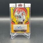 Carson Schwesinger 2025 Panini Select Gold Shimmer Auto /10 #SIP-CSR