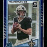 2025 Donruss Optic Rated Rookies Preview Blue Scope Tyler Shough #304