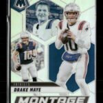 2025 Panini Mosaic Montage Silver Drake Maye #1