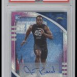 2020 Panini Absolute Signature-Purple Rain Joe Reed 10 PSA #159