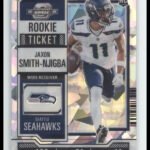 2023 Panini Contenders Optic Rookie Ticket Blue Jaxon Smith-Njigba #75 #/22