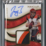 JOE BURROW 2020 IMMACULATE LOGO PATCH RPA AUTO /99 ROOKIE PSA 10 GEM POP1🔥