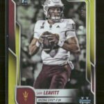 2025 Bowman University Chrome Yellow Refractor Sam Leavitt #/350 #195