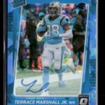2021 Donruss Optic Ice Terrace Marshall Jr. Rookie #/15 #218