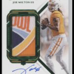 2024 Panini Flawless Orange Bowl Patch Auto #/5 Joe Milton III #146