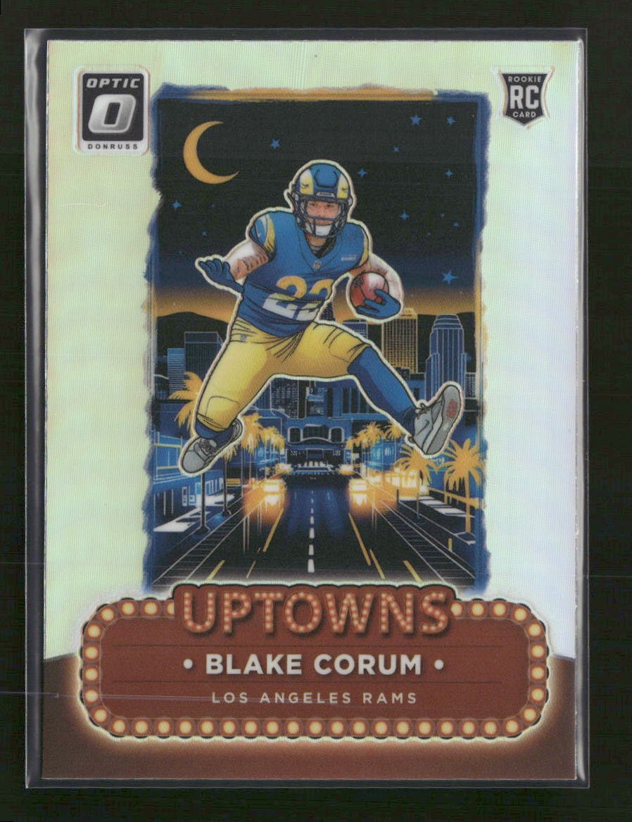 54507711-front 2024 Donruss Optic Uptowns Blake Corum #14 - Image 1